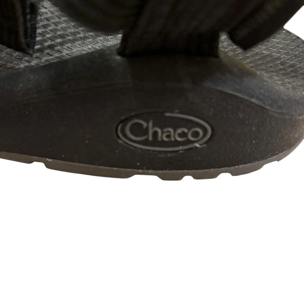 Chaco ZX/2 Dual Strap Classic Sandal Women Sz 7 Geometric Black & White Bohemian - Picture 7 of 9